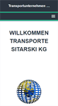 Mobile Screenshot of international-transporte.com