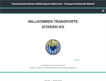 Tablet Screenshot of international-transporte.com
